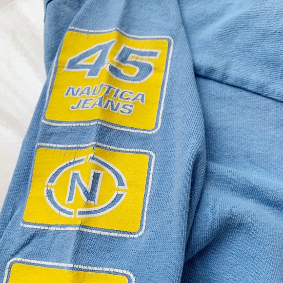 Nautica Long Sleeve T-Shirt vintage baby blue - Picture 3 of 4